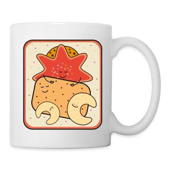 Christmas biscuit box - Mug - white - Right