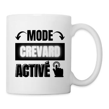 mode crevard activé - Mug blanc - blanc - Droite