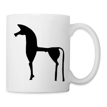 The Greek horse - Mug - white - Right