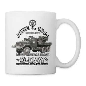 D-DAY M35A1 TACTICAL TRACK US ARMY - Mug blanc - blanc - Droite