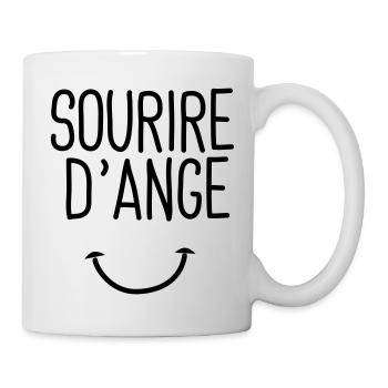 Sourire d'ange - Mug blanc - blanc - Droite