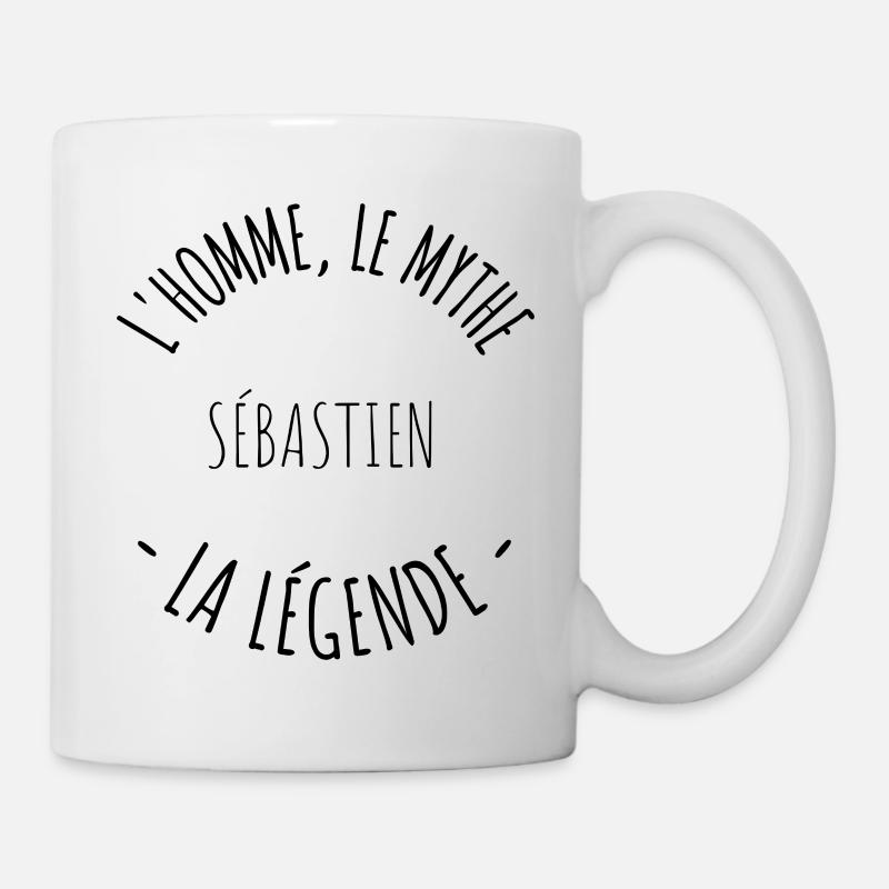 Sébastien l'homme le mythe la légende - Mug blanc - blanc