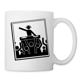 dj party - Tasse - Weiß - Rechts
