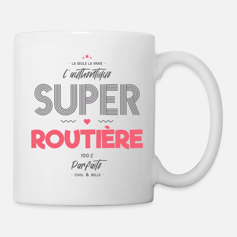 L authentique super routière - Mug blanc - blanc