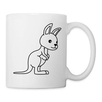 Kangaroo Comic - Mug - white - Right