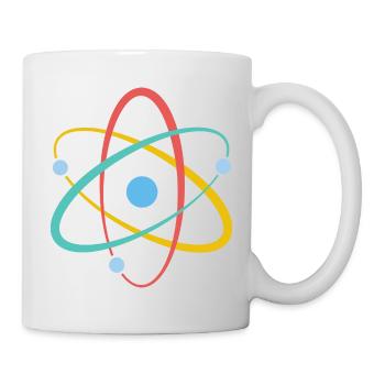 Physique Atome Physicien Cadeau - Mug blanc - blanc - Droite