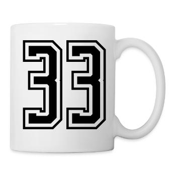 33 Number number - Mug - white - Right