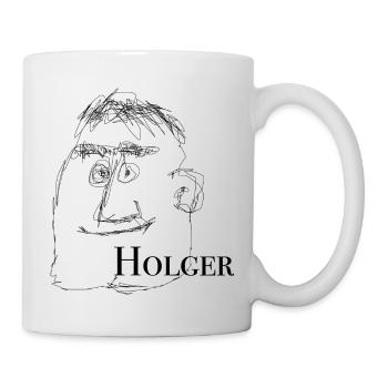 Holger - Tasse - Weiß - Rechts