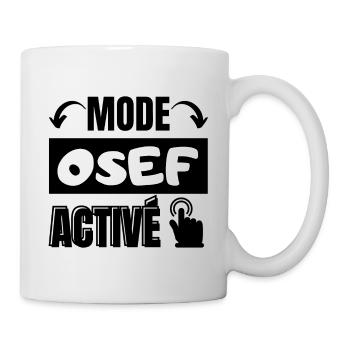 mode osef - Mug blanc - blanc - Droite