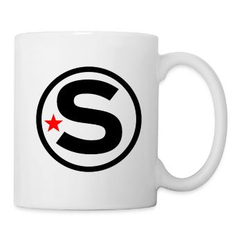 Buchstabe S - Tasse - Weiß - Rechts