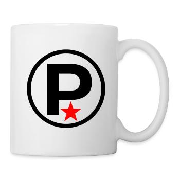 Letter P Typography - Mug - white - Right