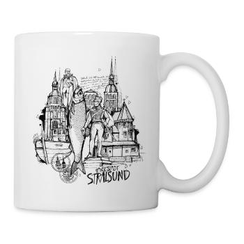 Hansestadt Stralsund - Tasse - Weiß - Rechts