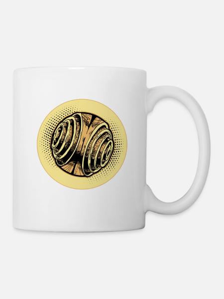 Franzbrötchen Hamburg Hamburch Gebäck Souvenir - Tasse - Weiß