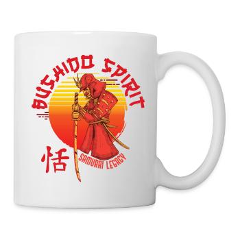 Bushido spirit, Samurai legacy - Mug - white - Right