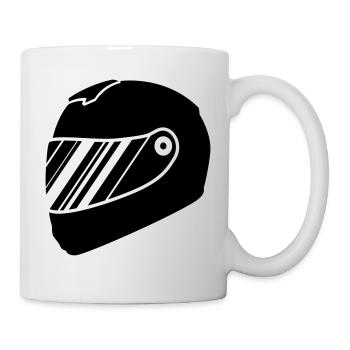 Racer helm racing - Mug - white - Right