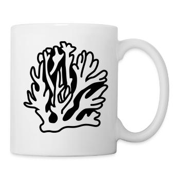 Korale ozean - Tasse - Weiß - Rechts