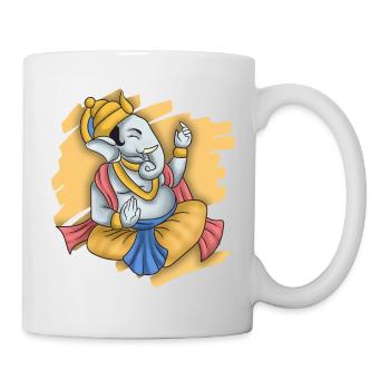 Indien Inder Hindu Ganesha Gott Land I Geschenk - Tasse - Weiß - Rechts