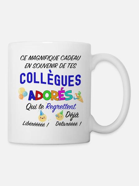 Collegues idée cadeau - Mug blanc - blanc