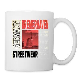 Bremerhaven Allemagne Ville Skyline Accueil Amour - Mug blanc - blanc - Droite