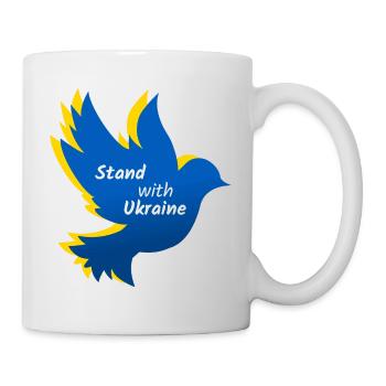 Ukraine Peace Dove - Mug - white - Right