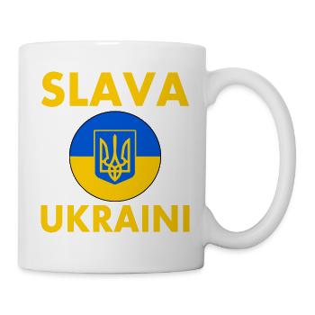 Slava ukraini - Mug - white - Right