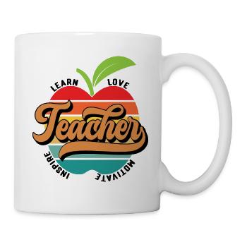 Lehrer - Tasse - Weiß - Rechts