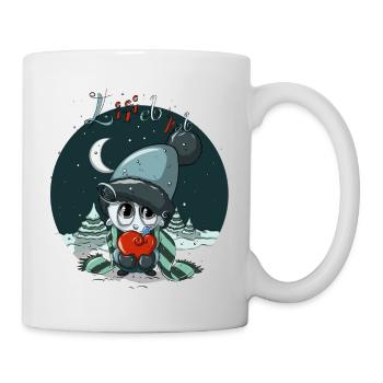 Lieb hab,Winter,Snow, - Mug - white - Right