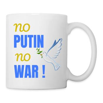 No Putin No War ! - Mug - white - Right