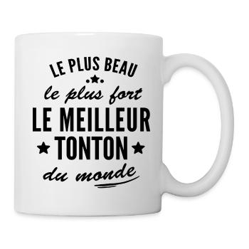 meilleur tonton au monde - Mug blanc - blanc - Droite