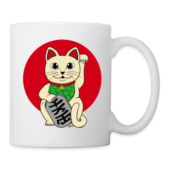 Lucky Cat - Mug - white - Right