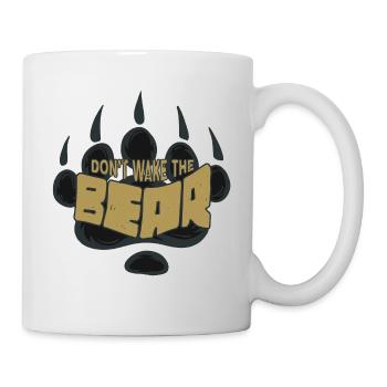 Ne réveillez pas l’ours - Mug blanc - blanc - Droite