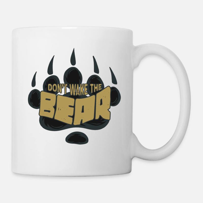 Ne réveillez pas l’ours - Mug blanc - blanc