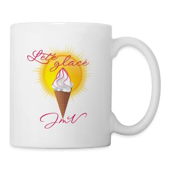 L été glacé - Mug blanc - blanc - Droite