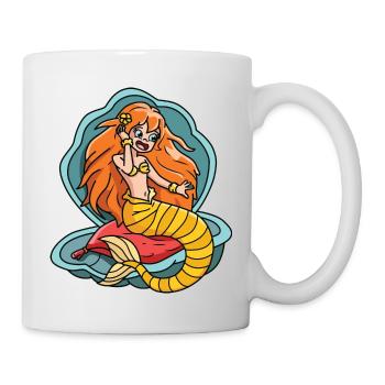 Sirène - Mug blanc - blanc - Droite