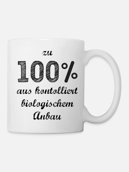 100 Babyshirt - Tasse - Weiß
