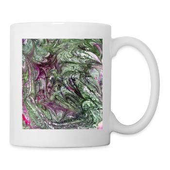 Farbverlauf grün rot - Tasse - Weiß - Rechts