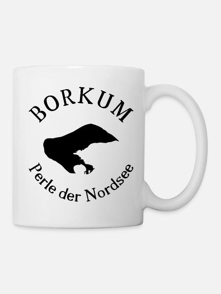 Borkum - Tasse - Weiß