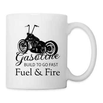 Gasoline Fuel & Fire V1 - Tasse - Weiß - Rechts