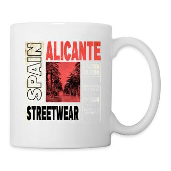 Alicante Spain City Skyline Holiday Home Love - Mug - white - Right
