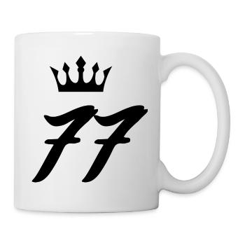 77 Number crown - Mug - white - Right