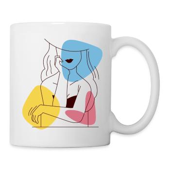 Lady - Mug blanc - blanc - Droite