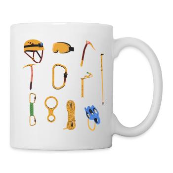 Mountain Climbing Bouldering - Mug - white - Right