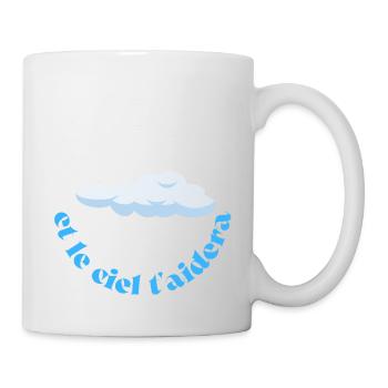 Aide toi et le ciel t aidera - Mug blanc - blanc - Droite