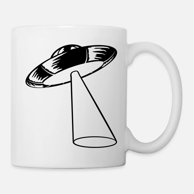 Beam Mystery OVNI kidnappé - Mug blanc - blanc