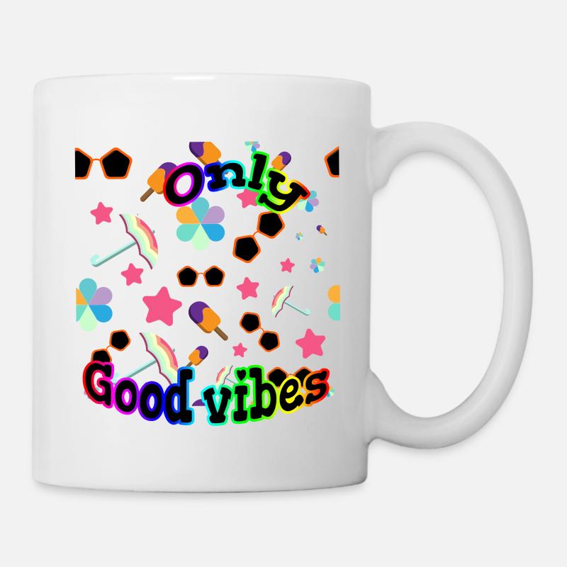 Only good vibes - Mug blanc - blanc