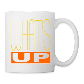 What's up - new design - Mug - white - Right