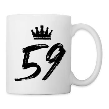 59 Number crown - Mug - white - Right