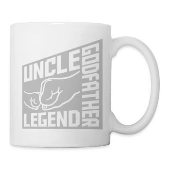 Citation de légende de l’oncle parrain - Mug blanc - blanc - Droite