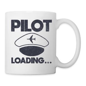 Airplane Pilot Flying Training I Gift - Mug - white - Right