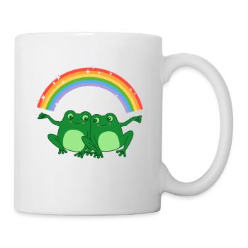 Gay Frogs T#01 - Tasse - Weiß - Rechts